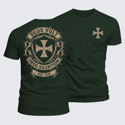 Luxe Mercerized Cotton Tee - Deus Vult