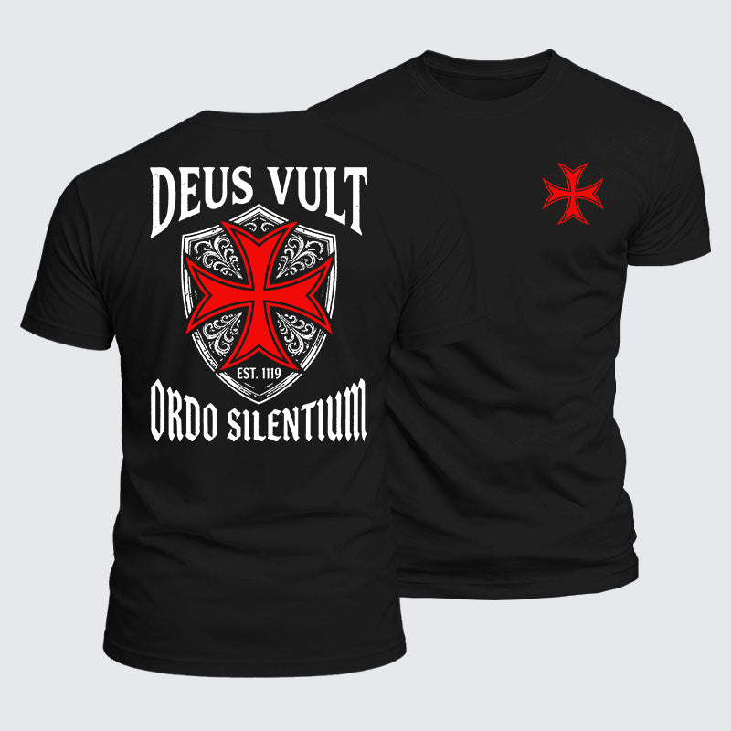 Luxe Mercerized Cotton Tee - Deus Vult