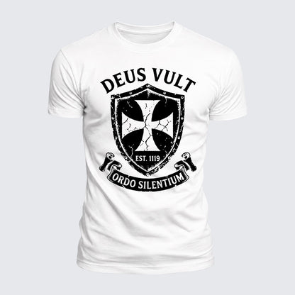 Luxe Mercerized Cotton Tee - Deus Vult