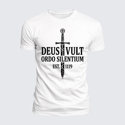 Luxe Mercerized Cotton Tee - Deus Vult