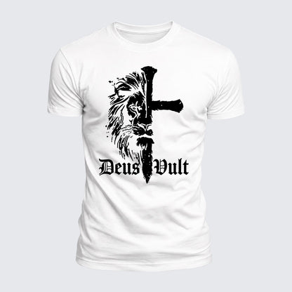 Luxe Mercerized Cotton Tee -  Deus Vult