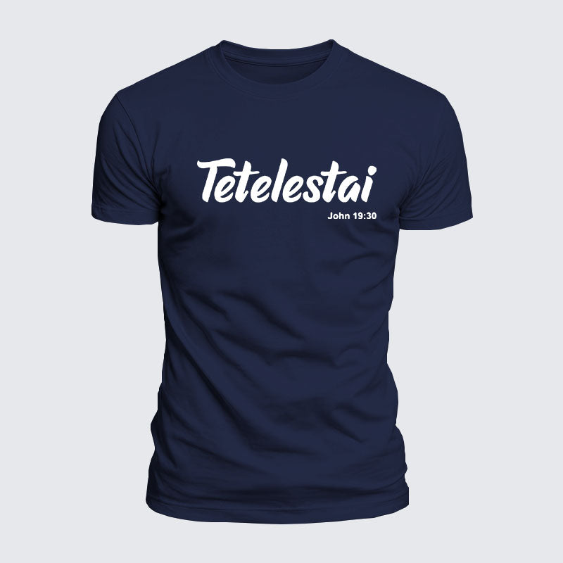 Luxe Mercerized Cotton Tee - Tetelestai John 19 : 30