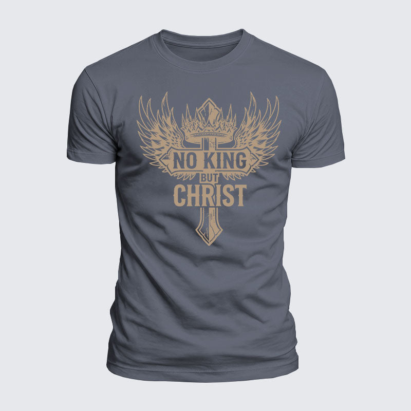 Luxe Mercerized Cotton Tee - No King But Christ
