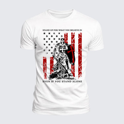 Luxe Mercerized Cotton Tee - Stand Up For What You Believe