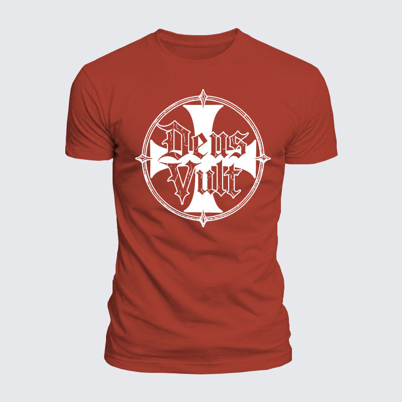 Luxe Mercerized Cotton Tee - Deus Vult