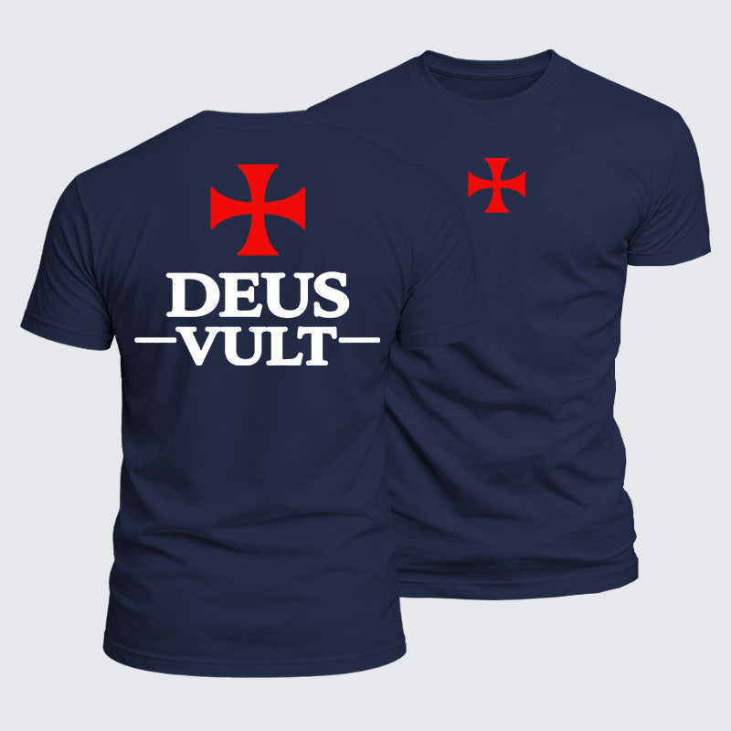 Luxe Mercerized Cotton Tee - Deus Vult