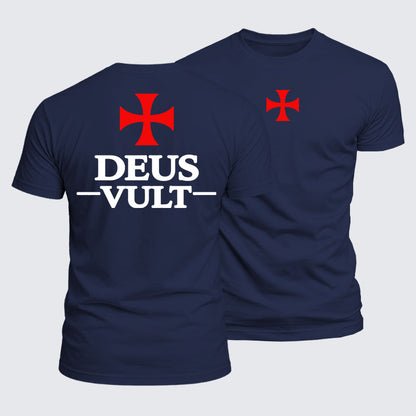 Luxe Mercerized Cotton Tee - Deus Vult