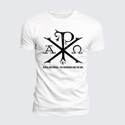 Luxe Mercerized Cotton Tee - Alpha And Omega