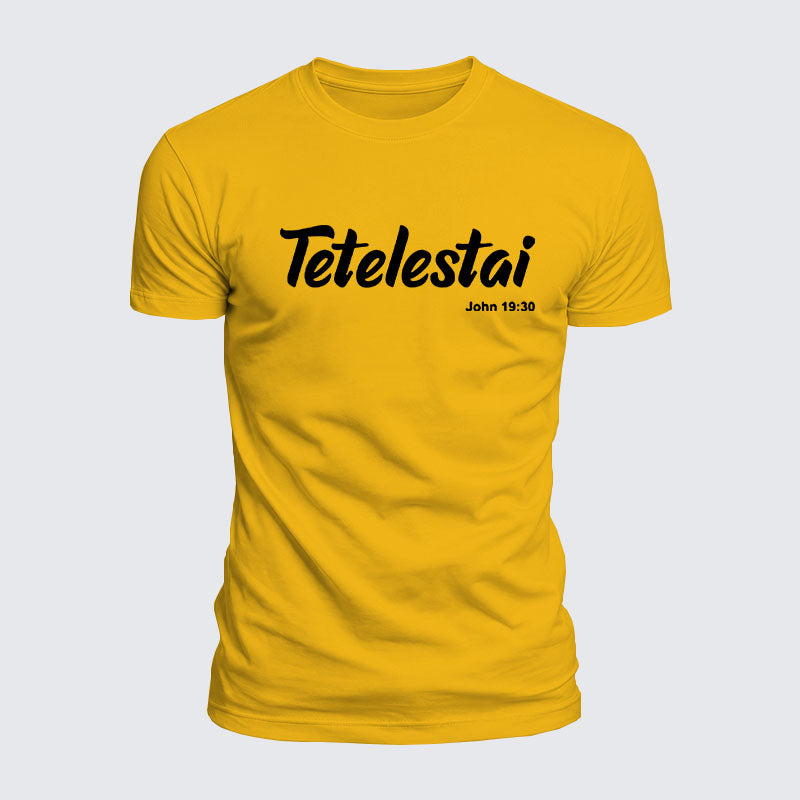 Luxe Mercerized Cotton Tee - Tetelestai John 19 : 30