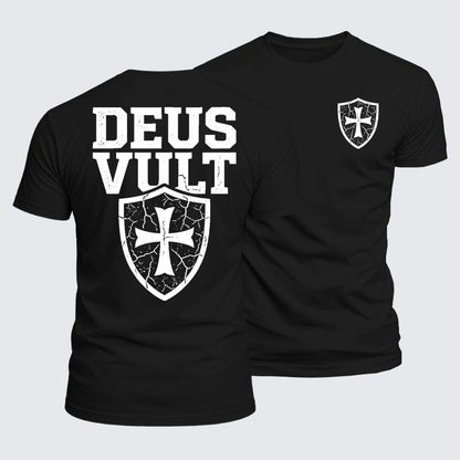 Luxe Mercerized Cotton Tee - Deus Vult