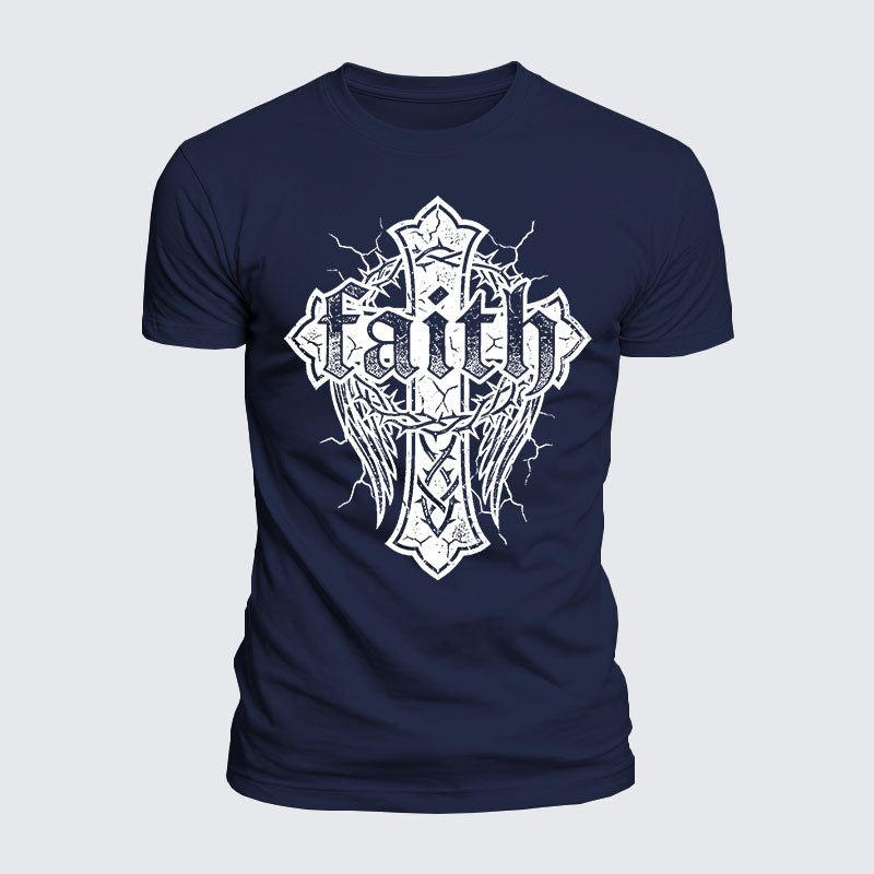 Luxe Mercerized Cotton Tee - Faith