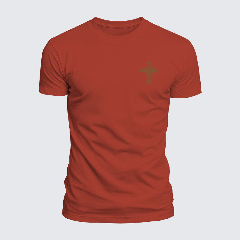 Luxe Mercerized Cotton Tee - Cross