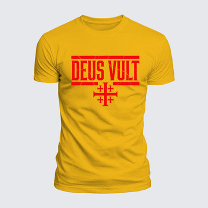 Luxe Mercerized Cotton Tee - Deus Vult