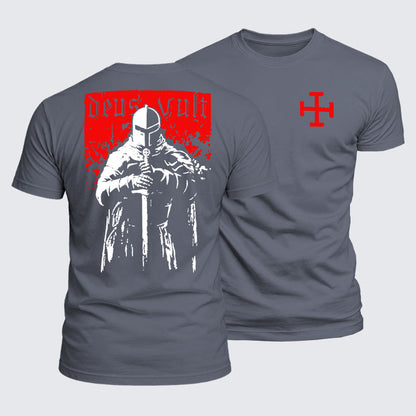 Luxe Mercerized Cotton Tee - Deus Vult