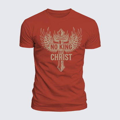 Luxe Mercerized Cotton Tee - No King But Christ