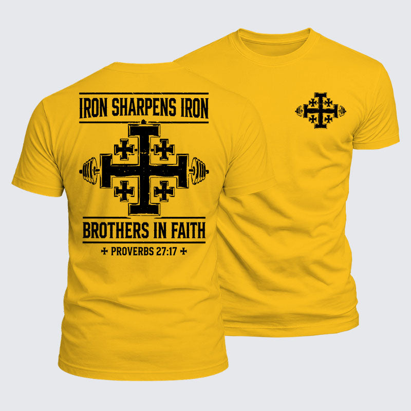 Luxe Mercerized Cotton Tee -  Iron Sharpens Brothers In Faith