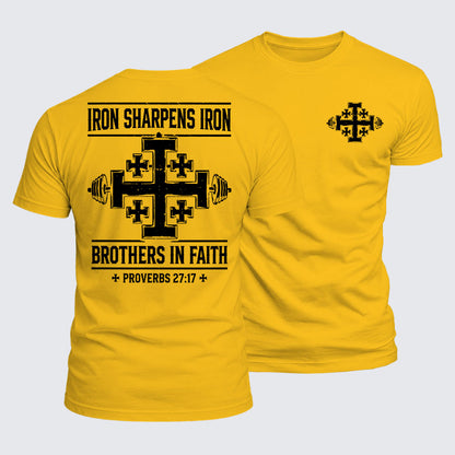 Luxe Mercerized Cotton Tee -  Iron Sharpens Brothers In Faith