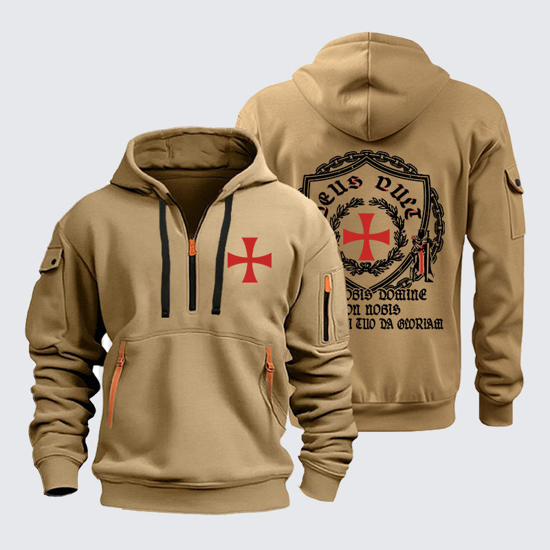 Zipper Hoodies -  Non Nobis Domine, Non Nobis, Sed Nomini Tuo Da Gloriam