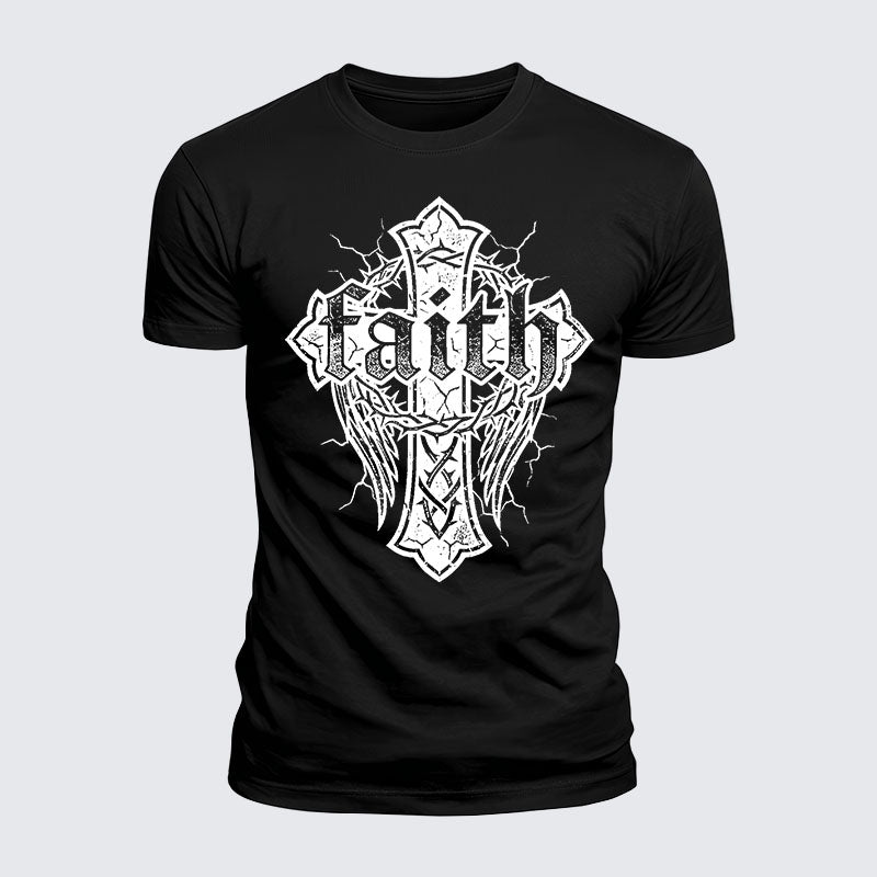 Luxe Mercerized Cotton Tee - Faith