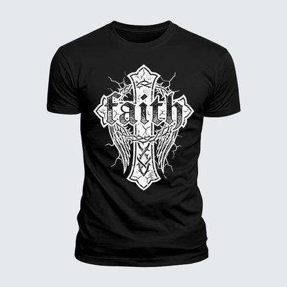 Luxe Mercerized Cotton Tee - Faith