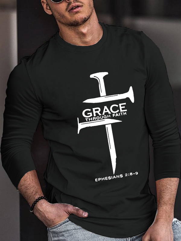 Saved By Grace Long Sleeve T-Shirt