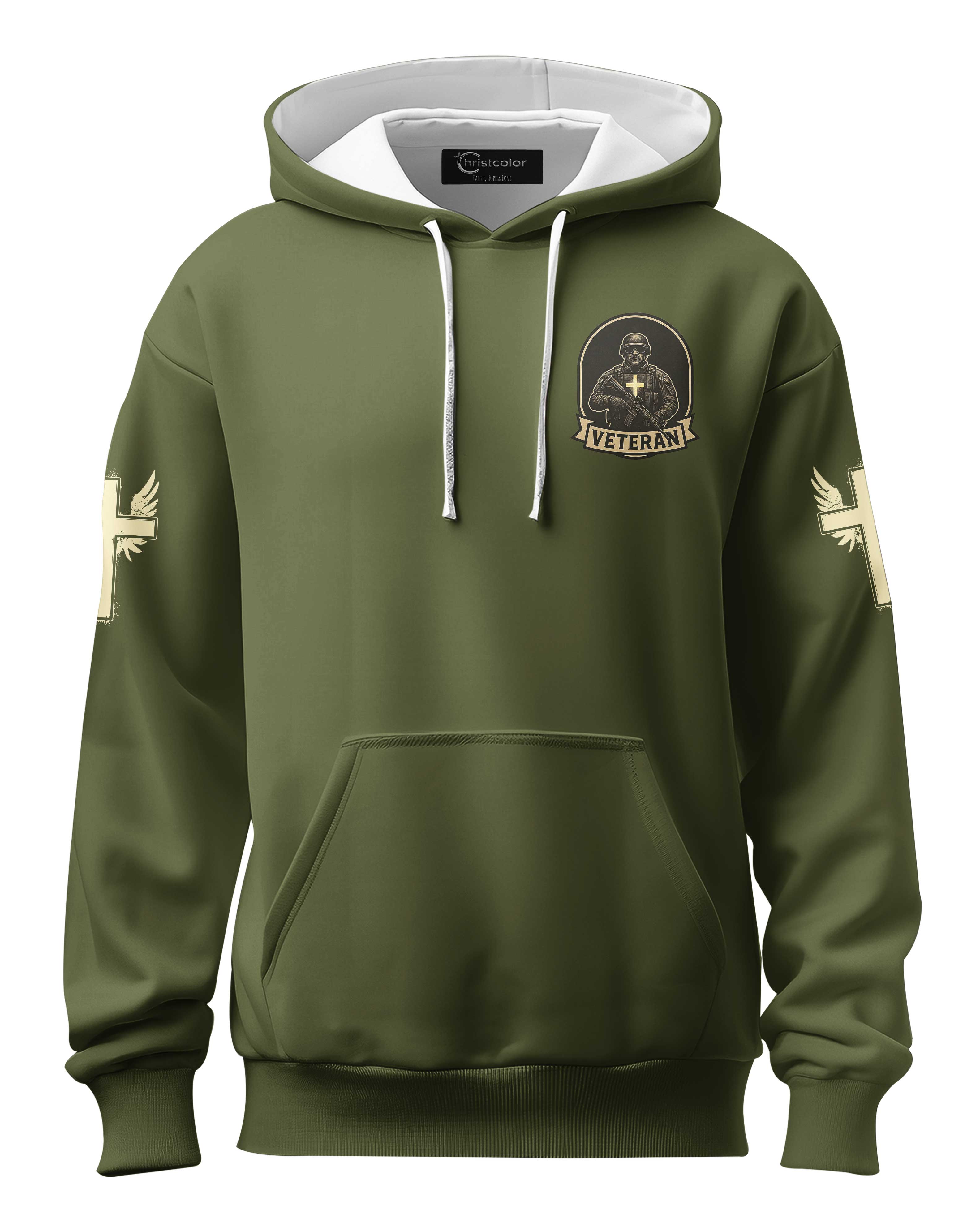 God Took The Strongest Americans All Over Print Hoodie