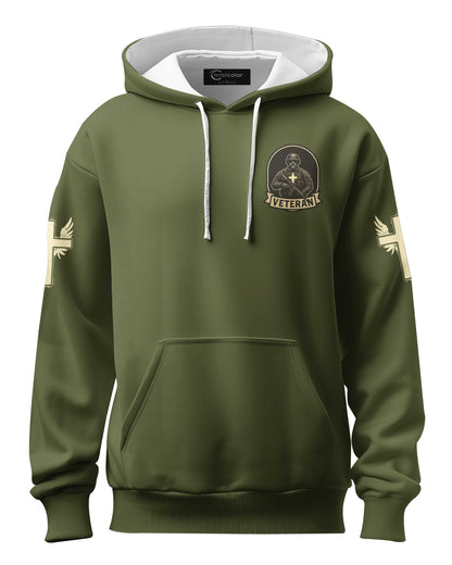 God Took The Strongest Americans All Over Print Hoodie