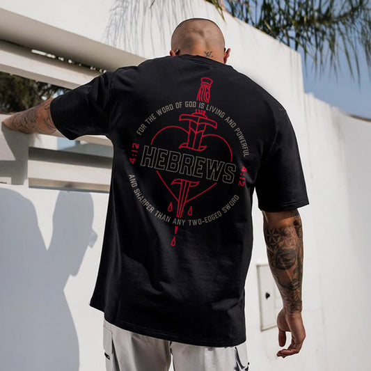 For The Word Of God Is Living Printed Men's T-shirt