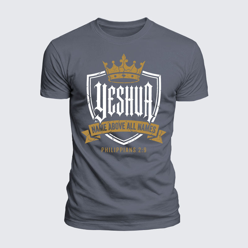 Luxe Mercerized Cotton Tee -  Yeshua Name Above All Names