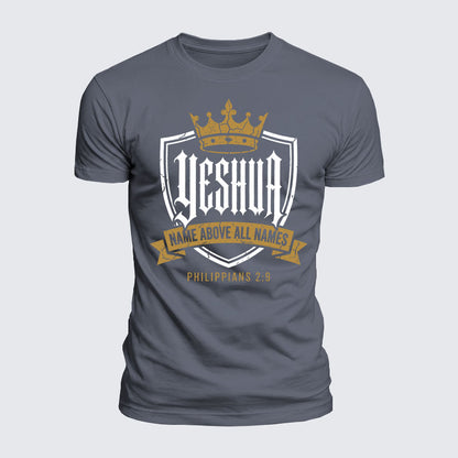 Luxe Mercerized Cotton Tee -  Yeshua Name Above All Names
