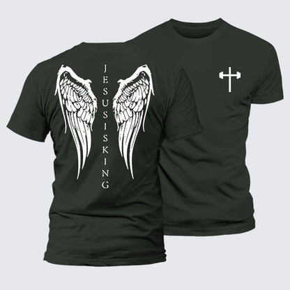 Luxe Mercerized Cotton Tee - Jesus Is King