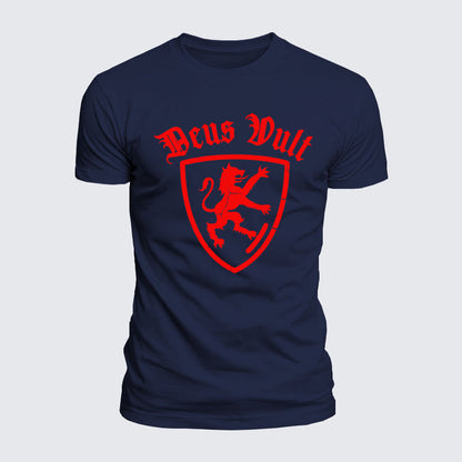 Luxe Mercerized Cotton Tee - Deus Vult