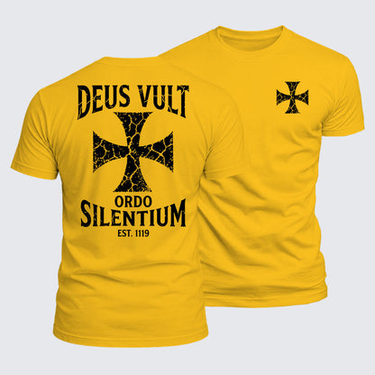 Luxe Mercerized Cotton Tee - Deus Vult