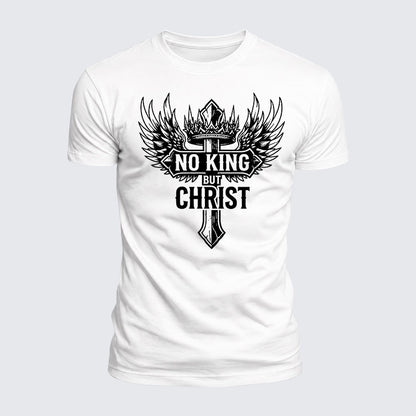 Luxe Mercerized Cotton Tee - No King But Christ