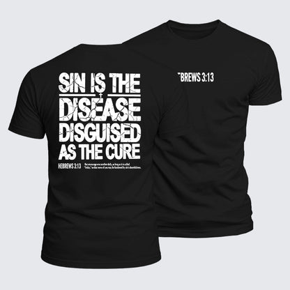 Luxe Mercerized Cotton Tee - Sin Is The Disease