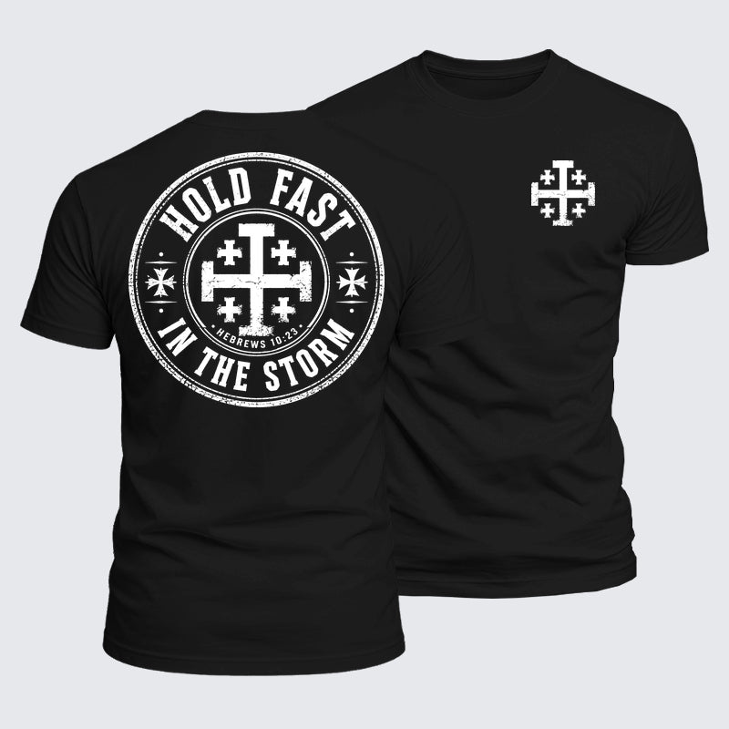 Luxe Mercerized Cotton Tee - Hold Fast In The Storm