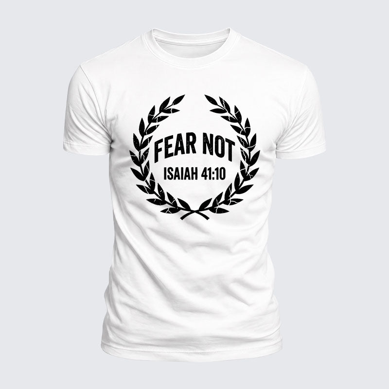 Luxe Mercerized Cotton Tee - Fear Not Isaiah 41:10