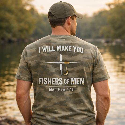 I Will Make You Fishers Of Men Matthew 4:19 T-Shirt