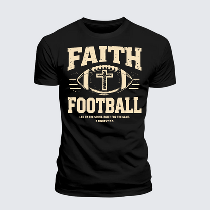 Luxe Mercerized Cotton Tee - FAITH & FOOTBALL