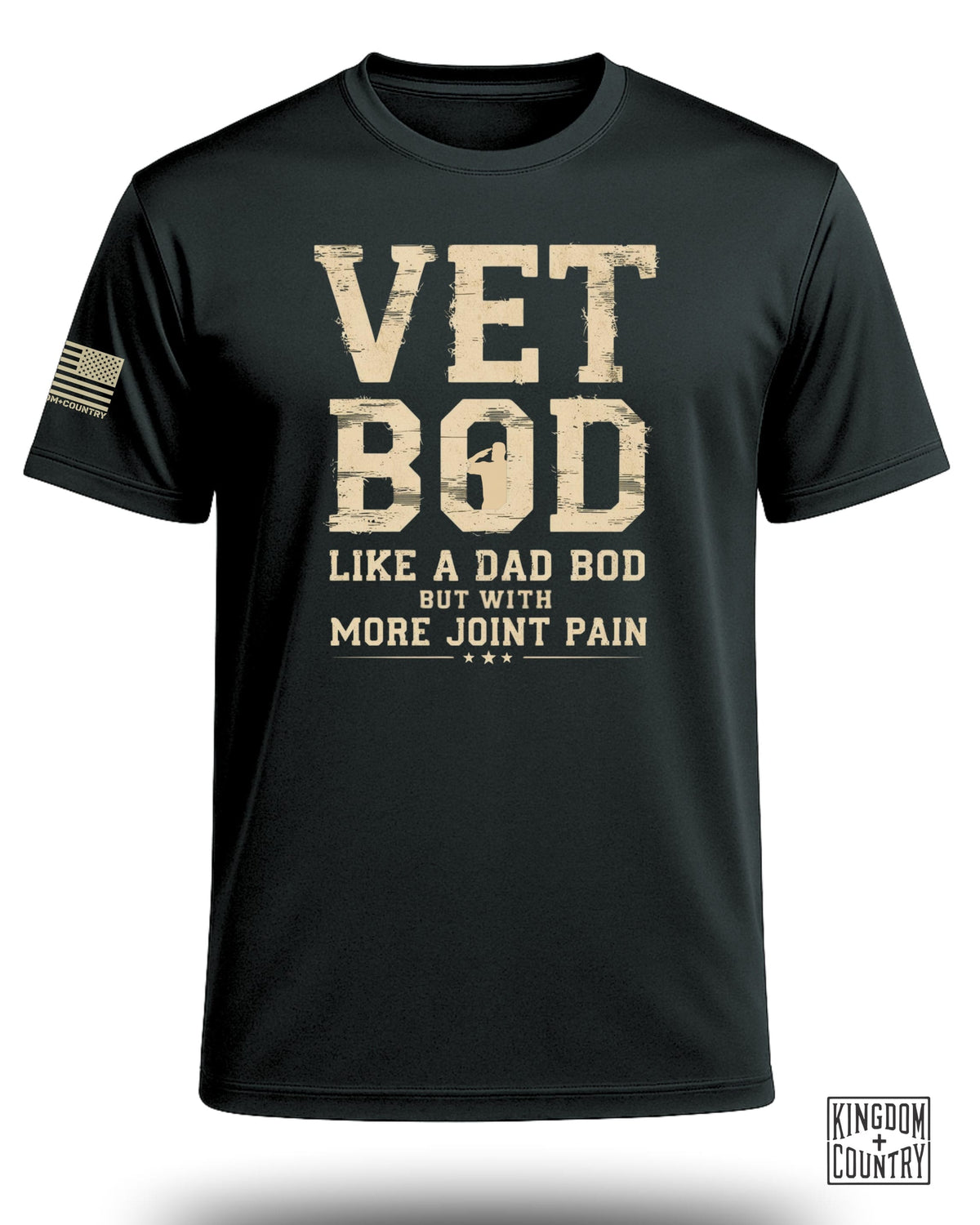 Vet Bod Veteran Humor Performance Shirt