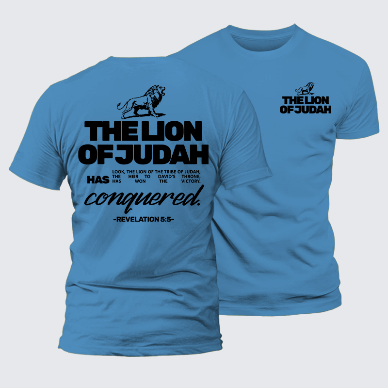Luxe Mercerized Cotton Tee - The Lion Of Judah