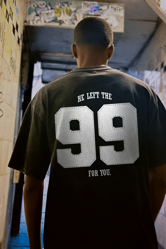 He Left The 99 For You Printed Men's T-shirt