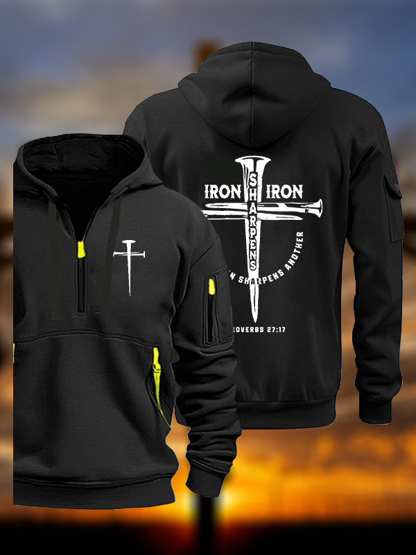 Iron Jesus God Christian Zipper Hoodies