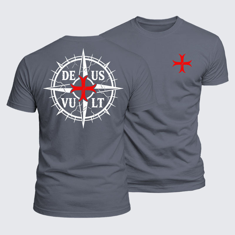 Luxe Mercerized Cotton Tee - Deus Vult