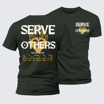 Luxe Mercerized Cotton Tee - Serve Others
