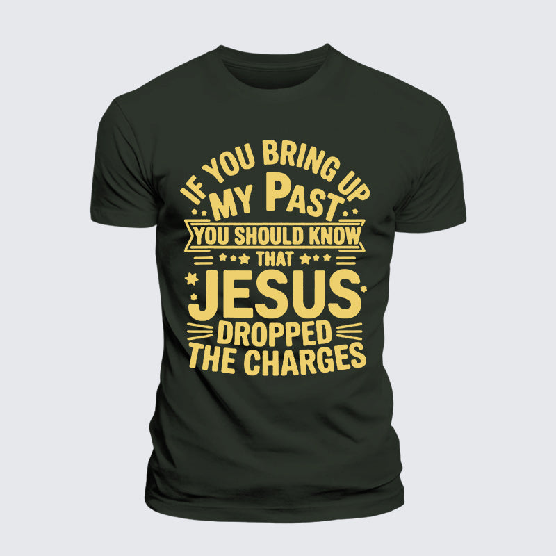 Luxe Mercerized Cotton Tee - Jesus Dropped
