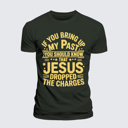 Luxe Mercerized Cotton Tee - Jesus Dropped