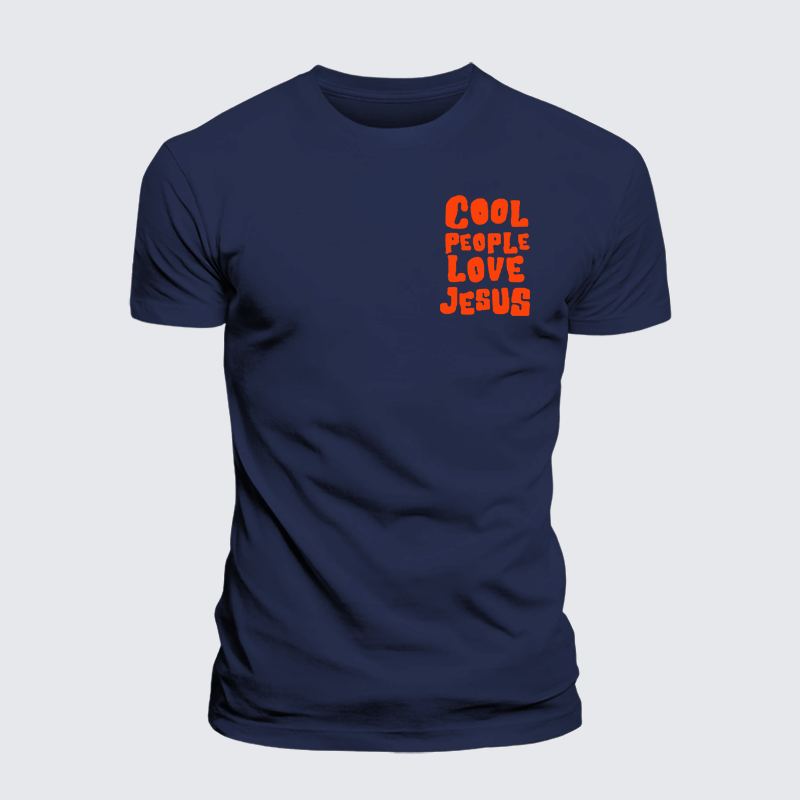 Luxe Mercerized Cotton Tee - Cool People Love Jesus