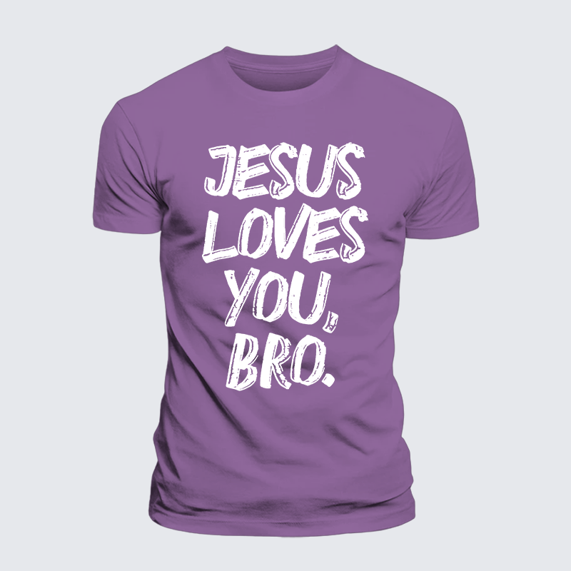 Luxe Mercerized Cotton Tee - Jesus Loves Bro