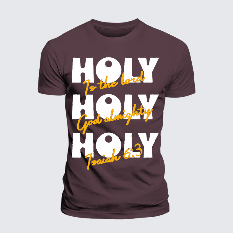 Luxe Mercerized Cotton Tee - Holy Holy Holy